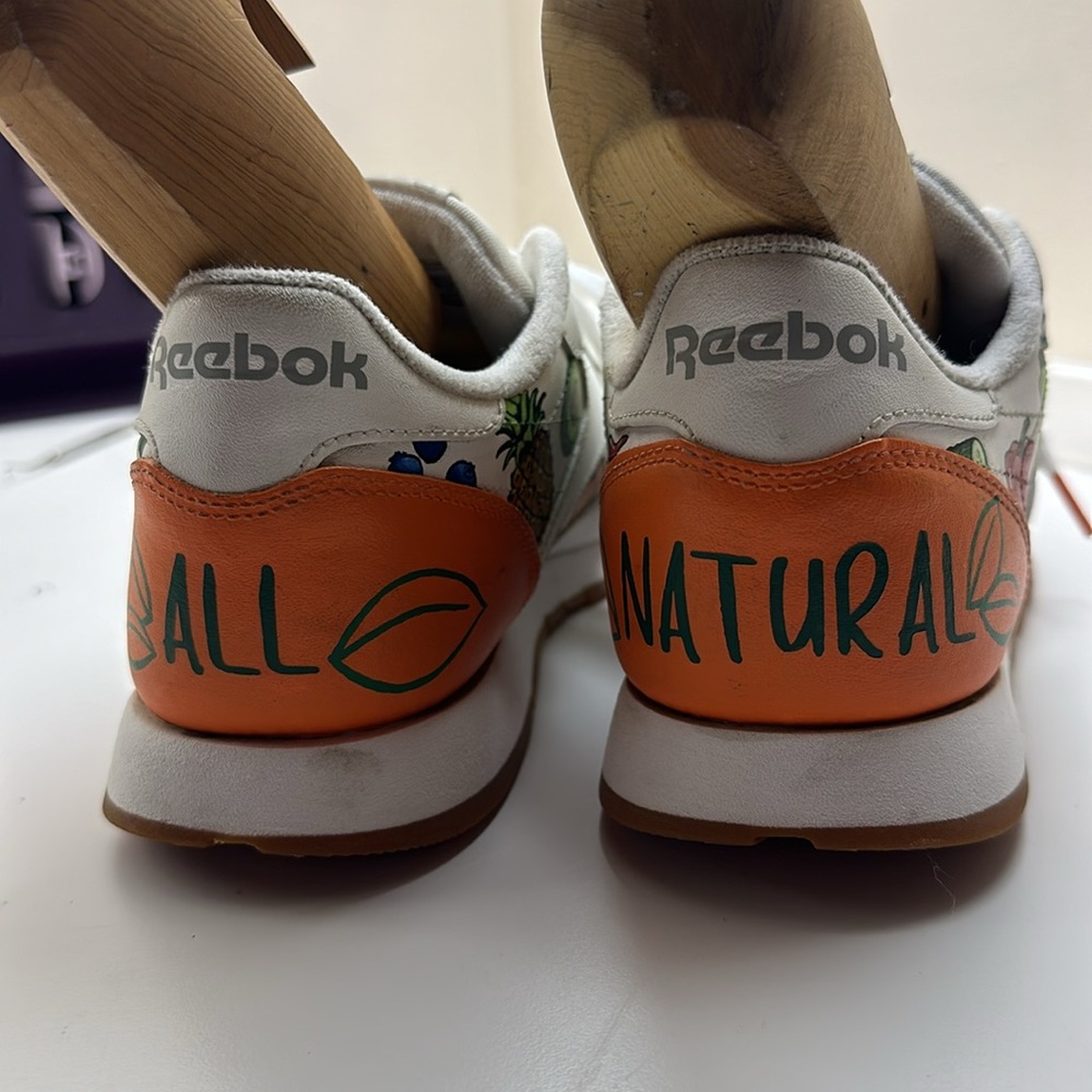 Hand-Painted Reebok Classics: Fresh Produce 🥕🥒🍓 - Picture 5 of 7